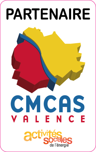 Logo des partenaires de la CMCAS de Valence