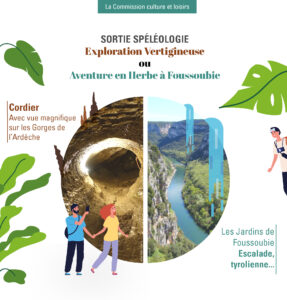 Découvrez des aventures inédites : les plus téméraires exploreront le Cordier, offrant une vue majestueuse sur les Gorges de l'Ardèche, tandis que les familles et les enfants partiront à l'assaut des Jardins de Foussoubie, une expérience pleine de surprises adaptée à tous dès 6 ans !